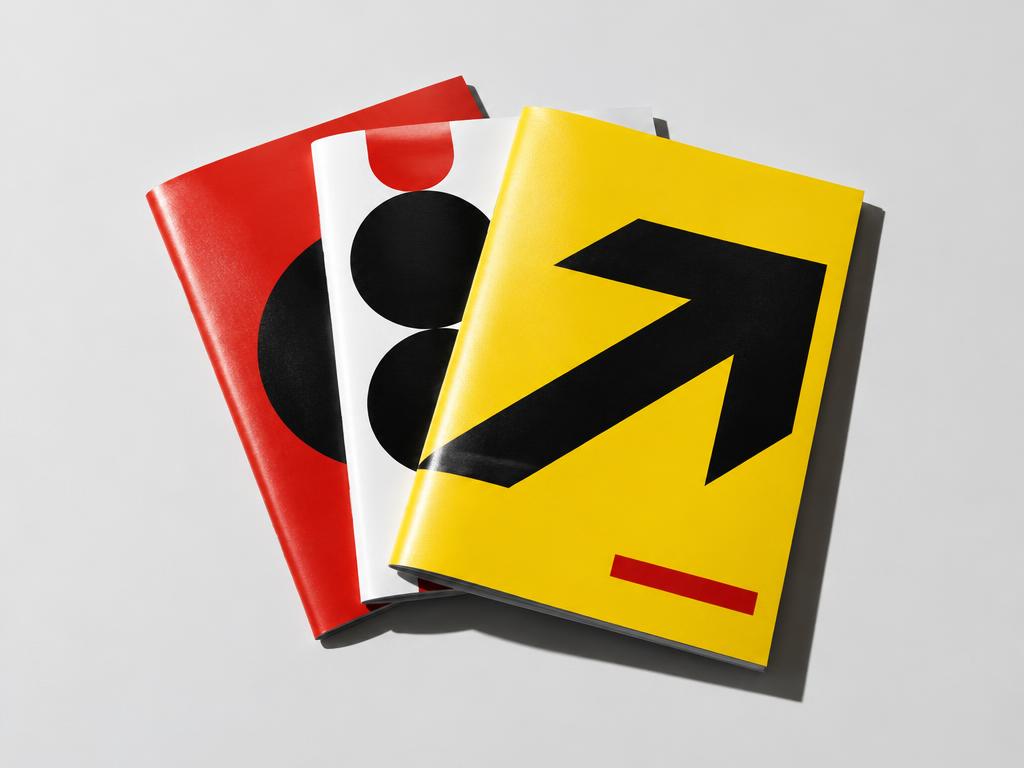 Yellow, red and white printed campaign flyers